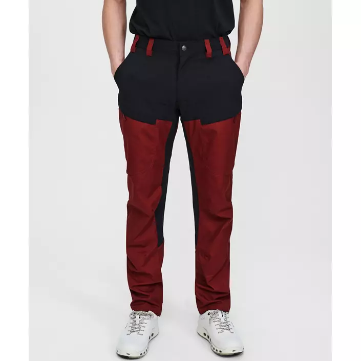 Sunwill Urban Track outdoor trousers, Dark red, large image number 1