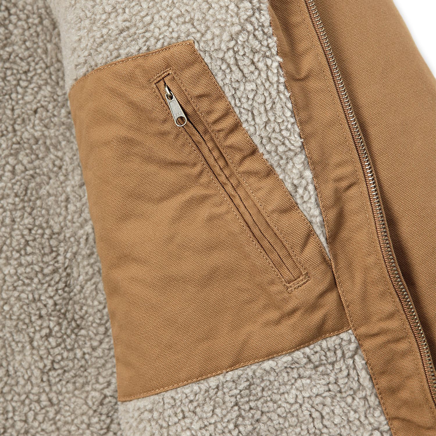 Carhartt fodrad jakke, Carhartt Brown, large image number 5