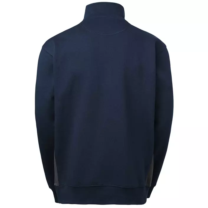 South West Webber  sweatshirt med kort lynlås, Navy, large image number 2