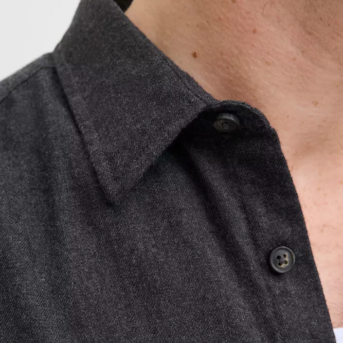 Jack & Jones JJECLASSIC Melange skjorte, Dark Grey Melange, large image number 3