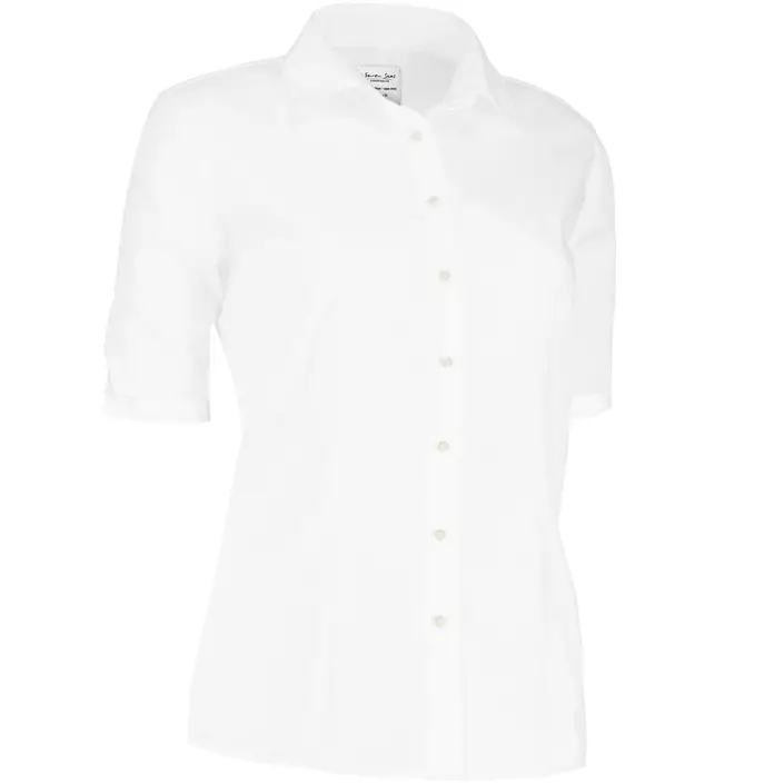 Seven Seas Fine Twill kortermet Modern fit dameskjorte, Hvit, large image number 2