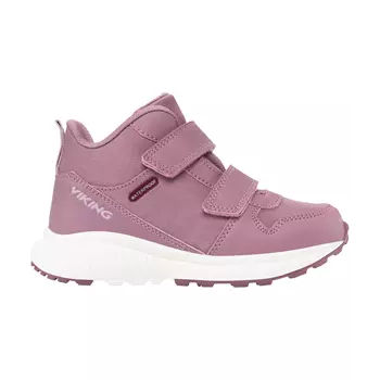 Viking Aery Hol Mid WP sneakers for kids, Antiquerose/Dust pink