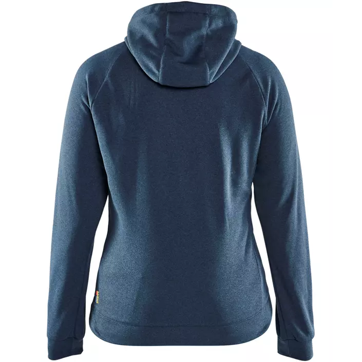Blåkläder women's hybrid hoodie with zipper, Dusty blue/Dark Marine, large image number 1