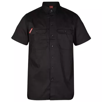 Engel Extend short-sleeved work shirt, Black