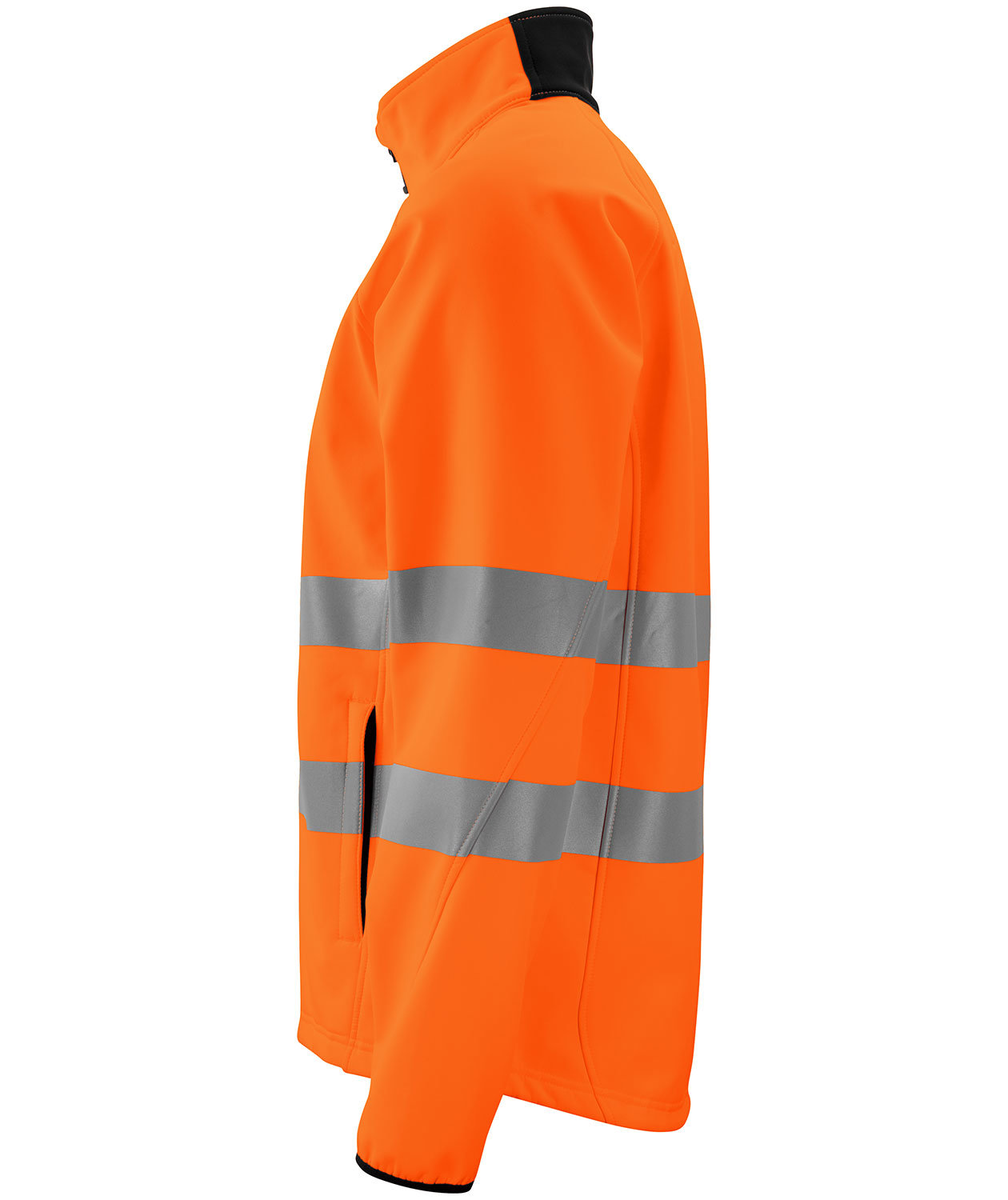 ProJob softshell jacket 6432, Hi-Vis Orange/Black, large image number 3