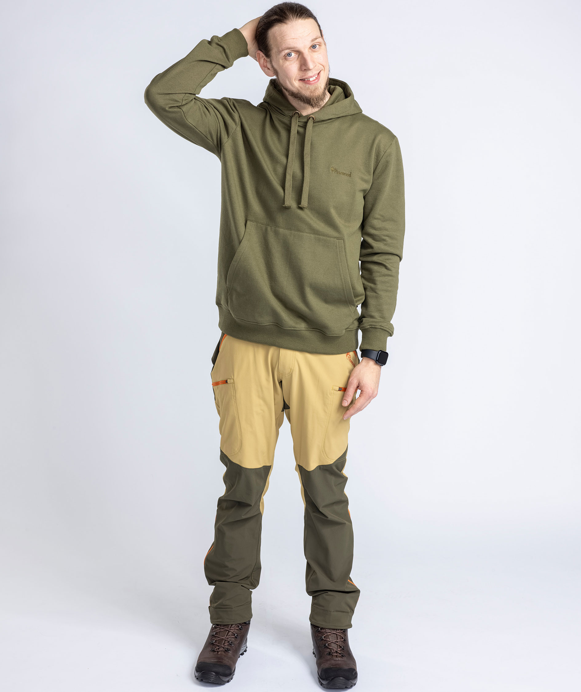 Pinewood Logo h&aelig;ttetr&oslash;je, Pine green, large image number 5