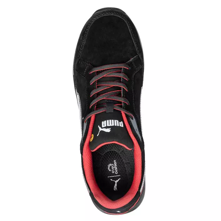 Puma Airtwist Black Red Low sikkerhedssko S3, Sort/Rød, large image number 3