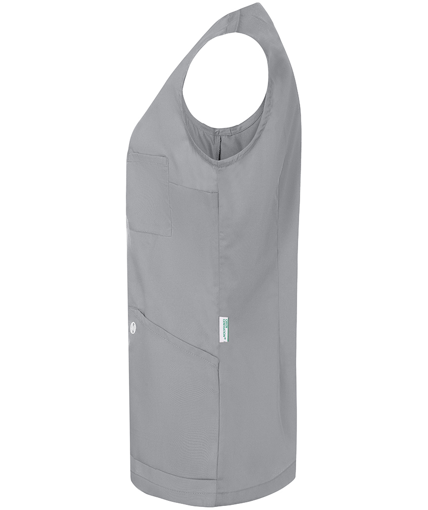 Karlowsky Essential &aelig;rmel&oslash;s dame tunika, Platinum grey, large image number 2