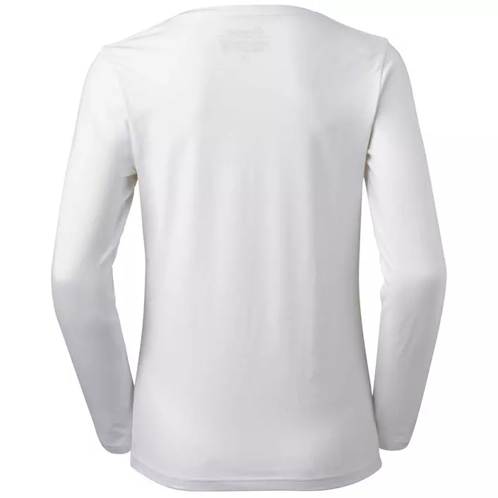 South West Lily økologisk langermet dame T-skjorte, Hvit, large image number 3