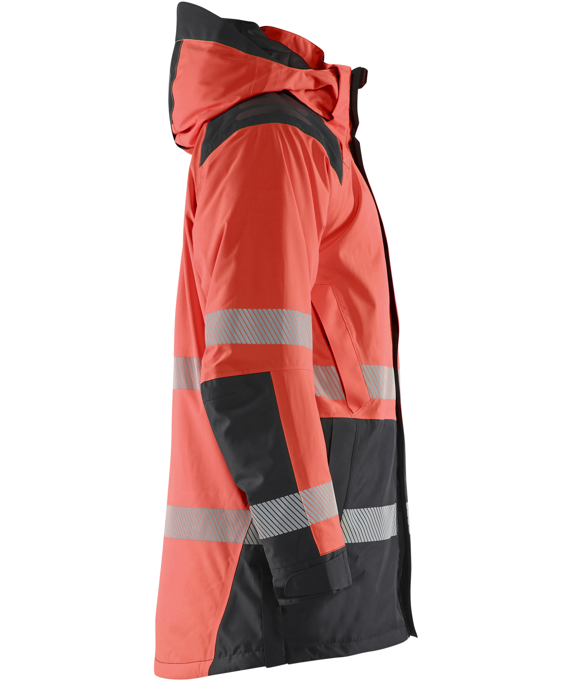 Bl&aring;kl&auml;der winter parka, Hi-Vis red/black, large image number 2