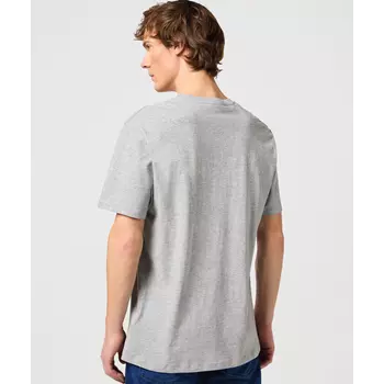 Wrangler 2er-Pack T-Shirt, Mid Grey Melange