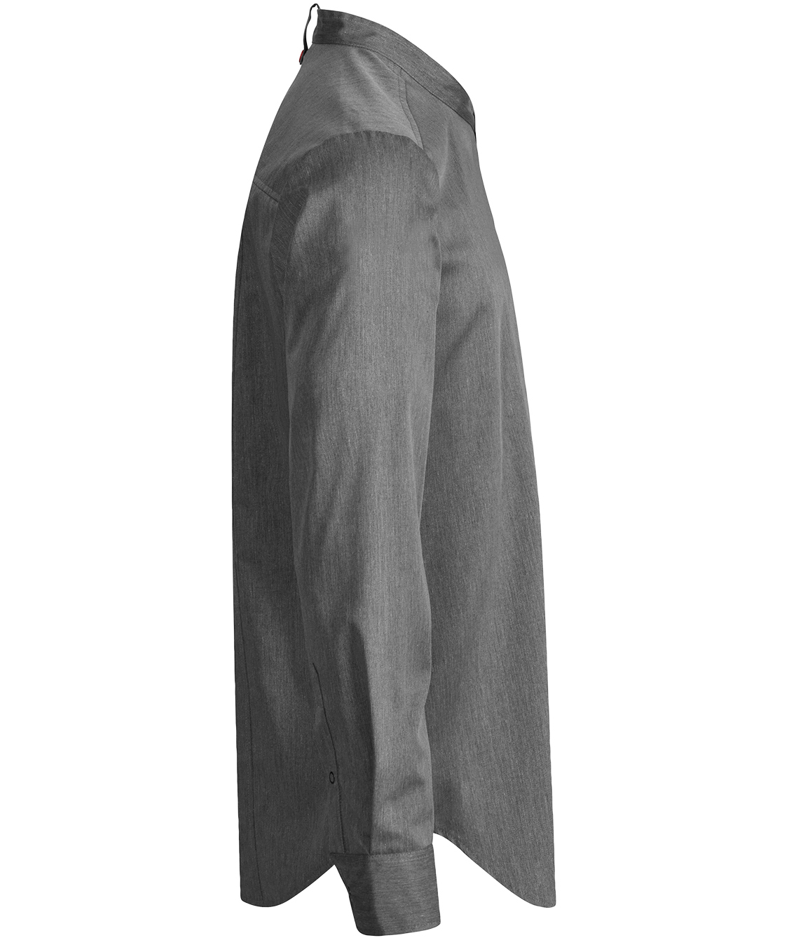 Segers 1109 kokkeskjorte, Gr&aring; melange, large image number 3