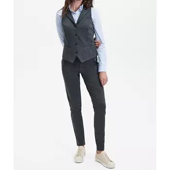 Sunwill Extreme Flex Modern fit women's waiscoat, Charcoal