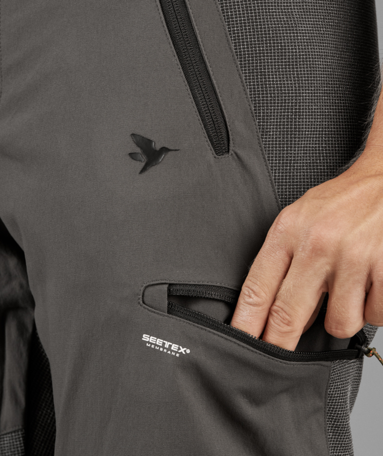 Seeland Outdoor trousers with membrane, Raven, large image number 3
