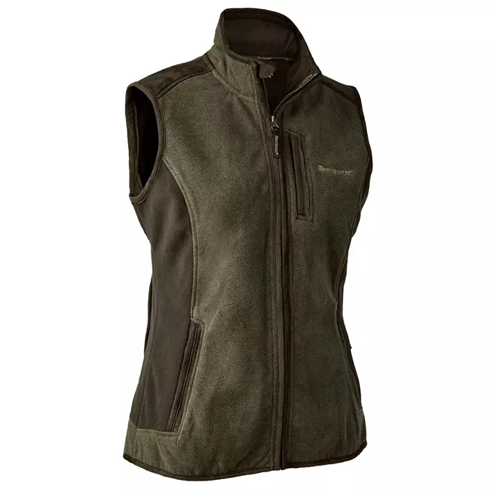 Deerhunter Lady Pam Bonded women's fleece vest, Graphite green melange, large image number 0