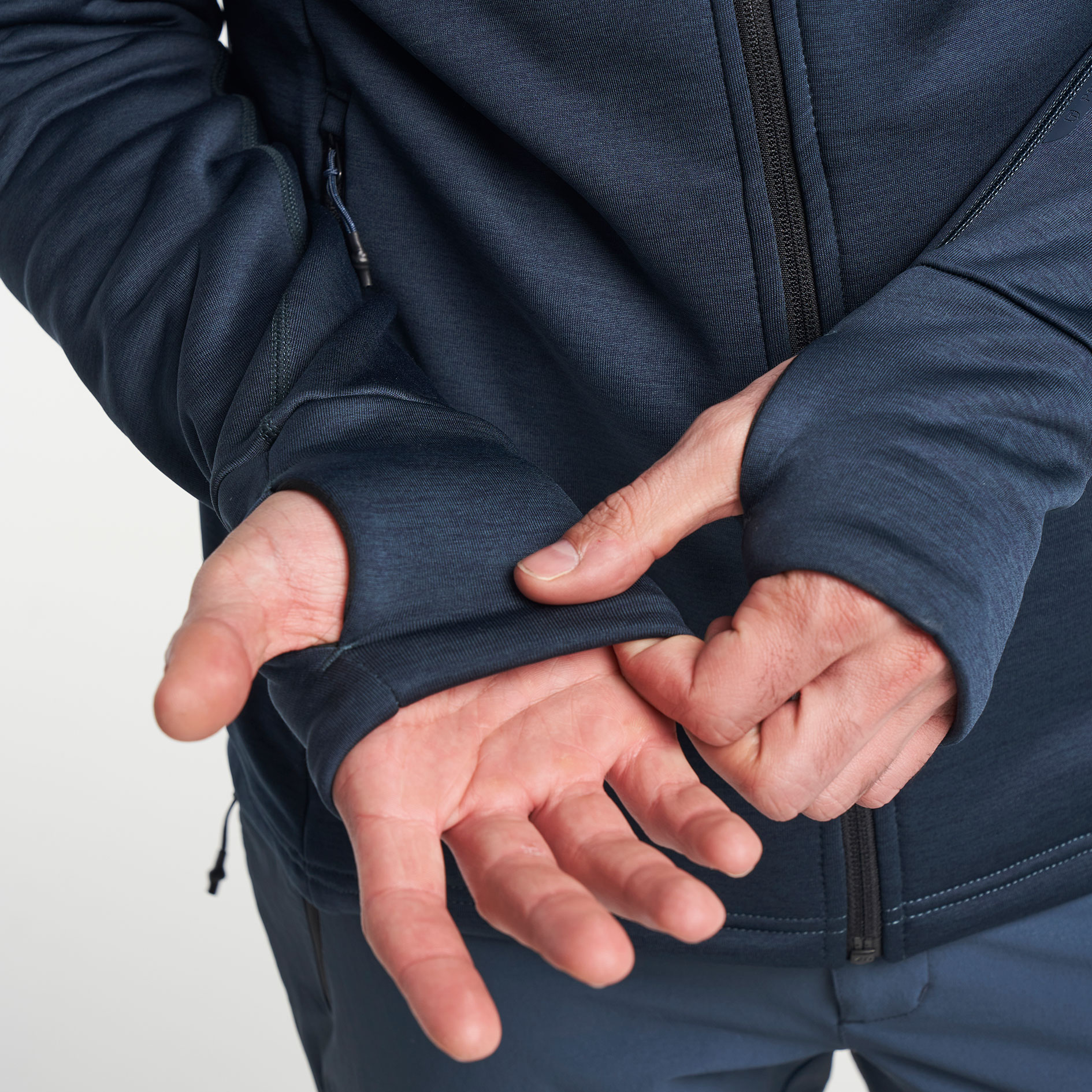 Tenson TXlite hoodie with full zipper, Dark blue, large image number 6