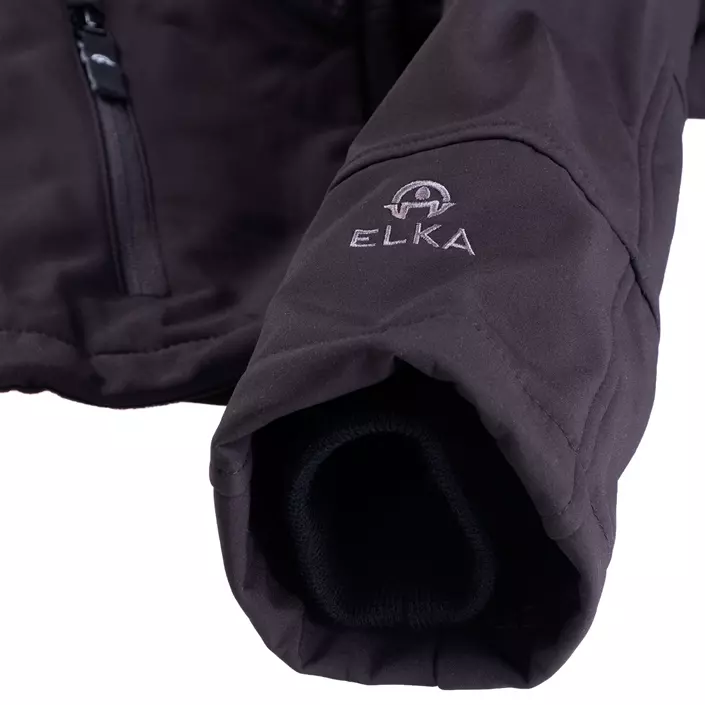 Elka softshell jacket, Black, large image number 4