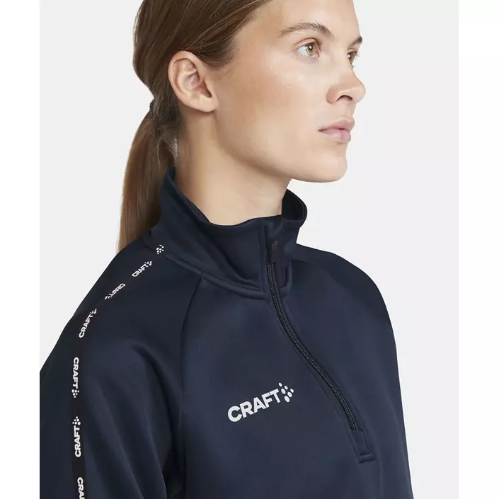 Craft Squad 2.0 halfzip dame treningsgenser, Navy, large image number 3