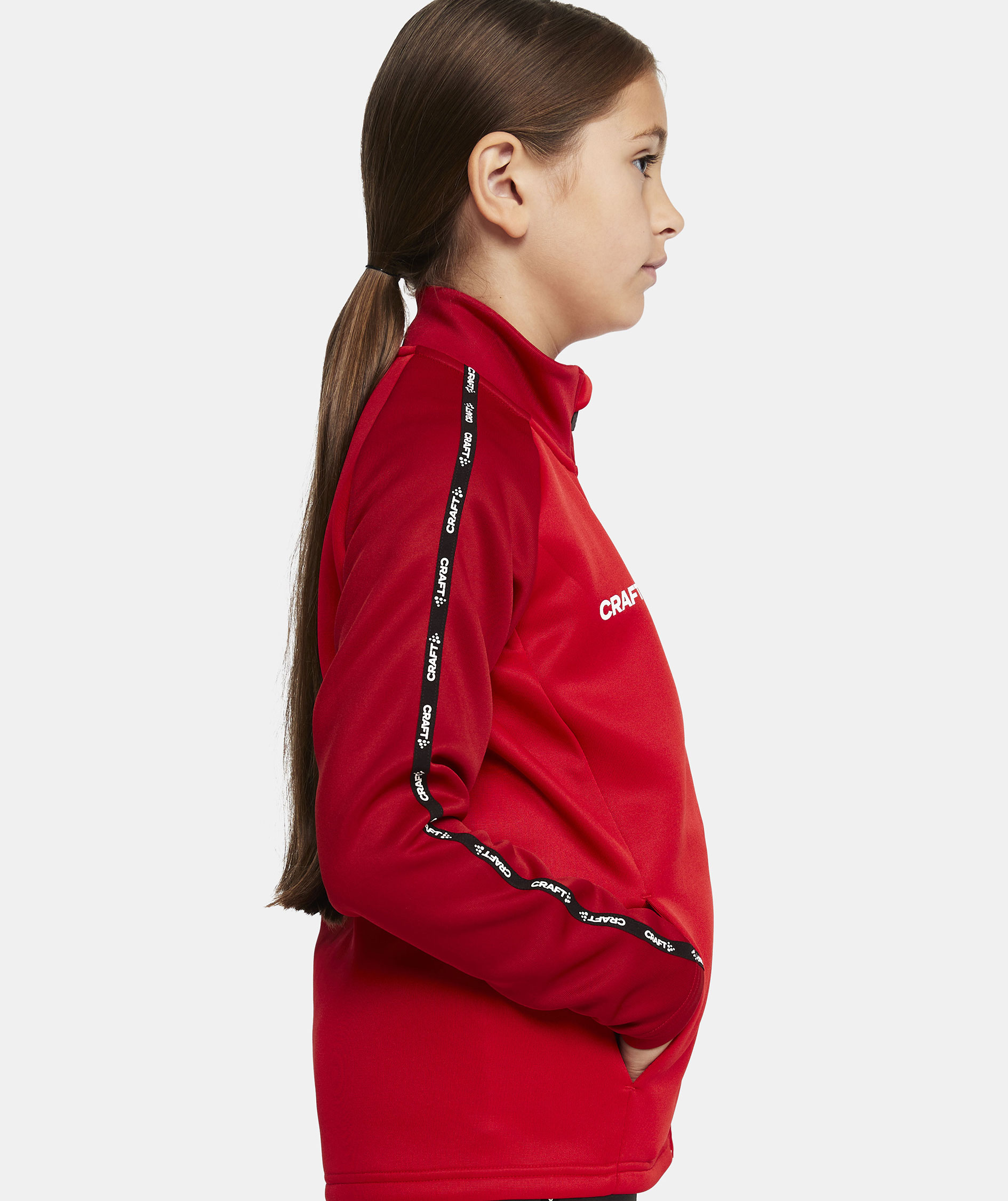 Craft Squad 2.0 cardigan for kids, Bright Red-Express, large image number 7