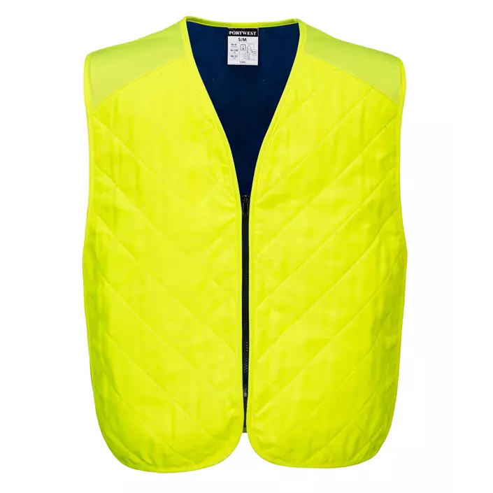 Portwest cooling evaporative vest, Yellow, large image number 0
