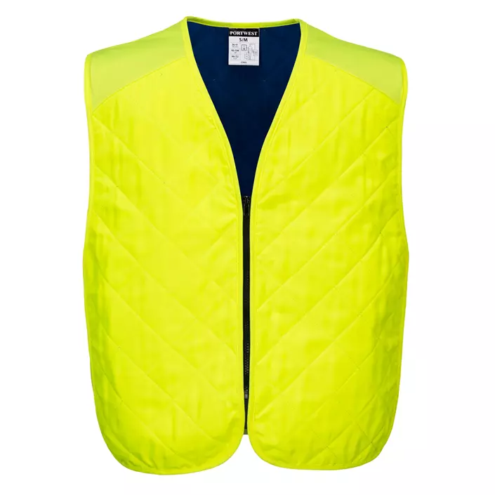 Portwest cooling evaporative vest, Yellow, large image number 0