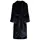 Decoy Damen Morgenmantel, Schwarz, Schwarz, swatch