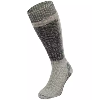 Worik S06 Merino Heavy knee socks with merino wool, Ecru