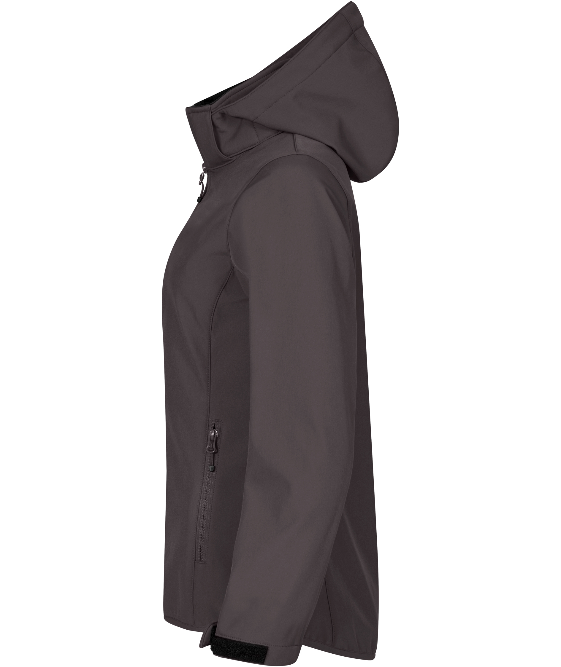 Clique Classic softshelljacka dam, M&ouml;rkgr&aring;, large image number 3