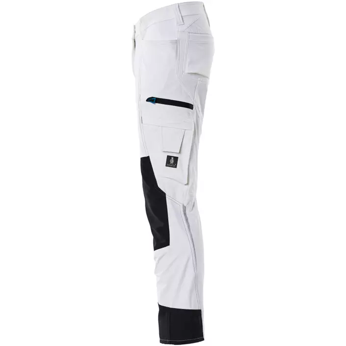 Mascot Advanced pearl fit women’s work trousers full stretch, White, large image number 1