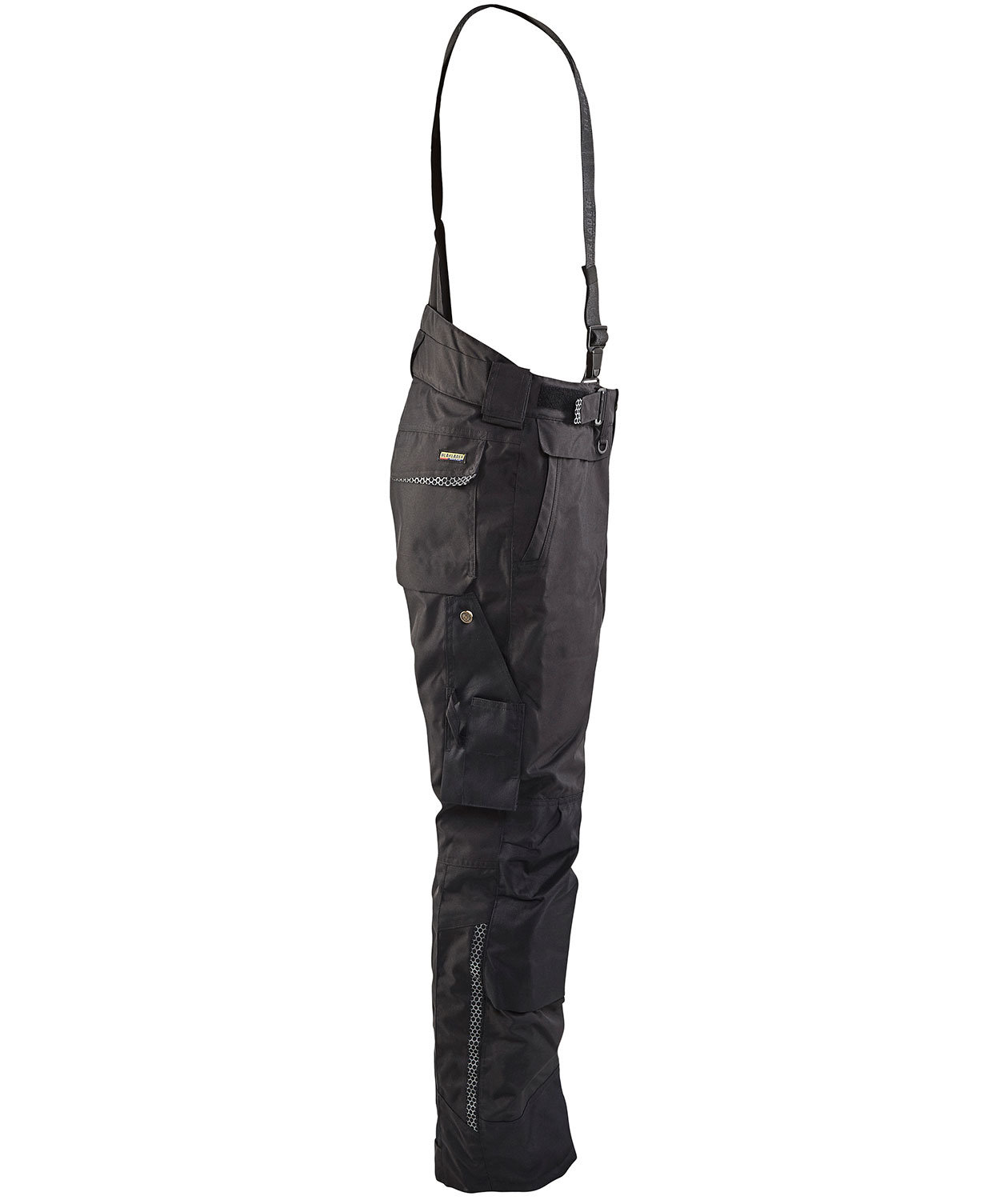 Bl&aring;kl&auml;der vinterbyxa m. h&auml;ngslen X1810, Svart, large image number 3