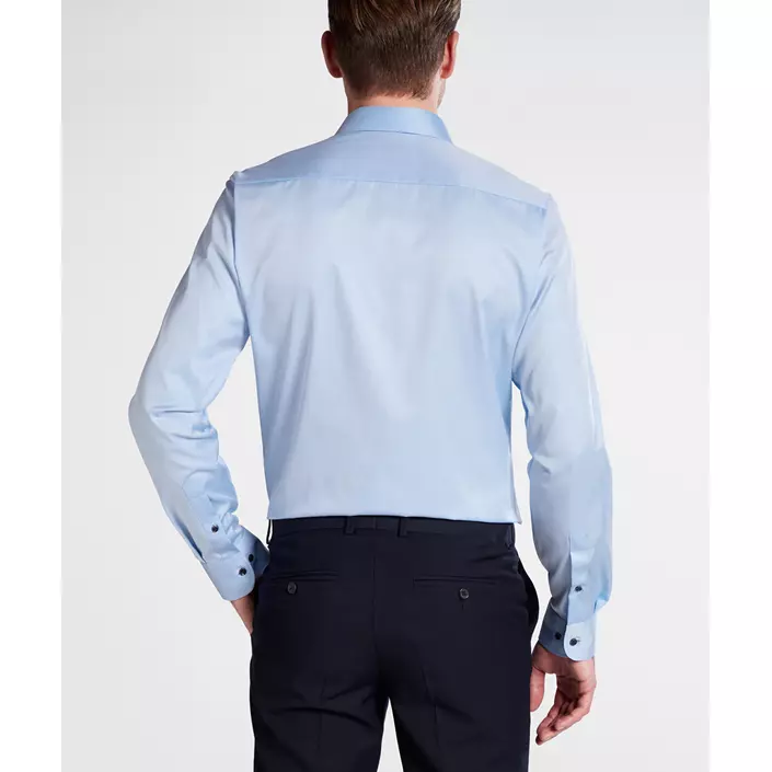 Eterna Cover Slim fit skjorta med kontrast, Ljus Blå, large image number 2