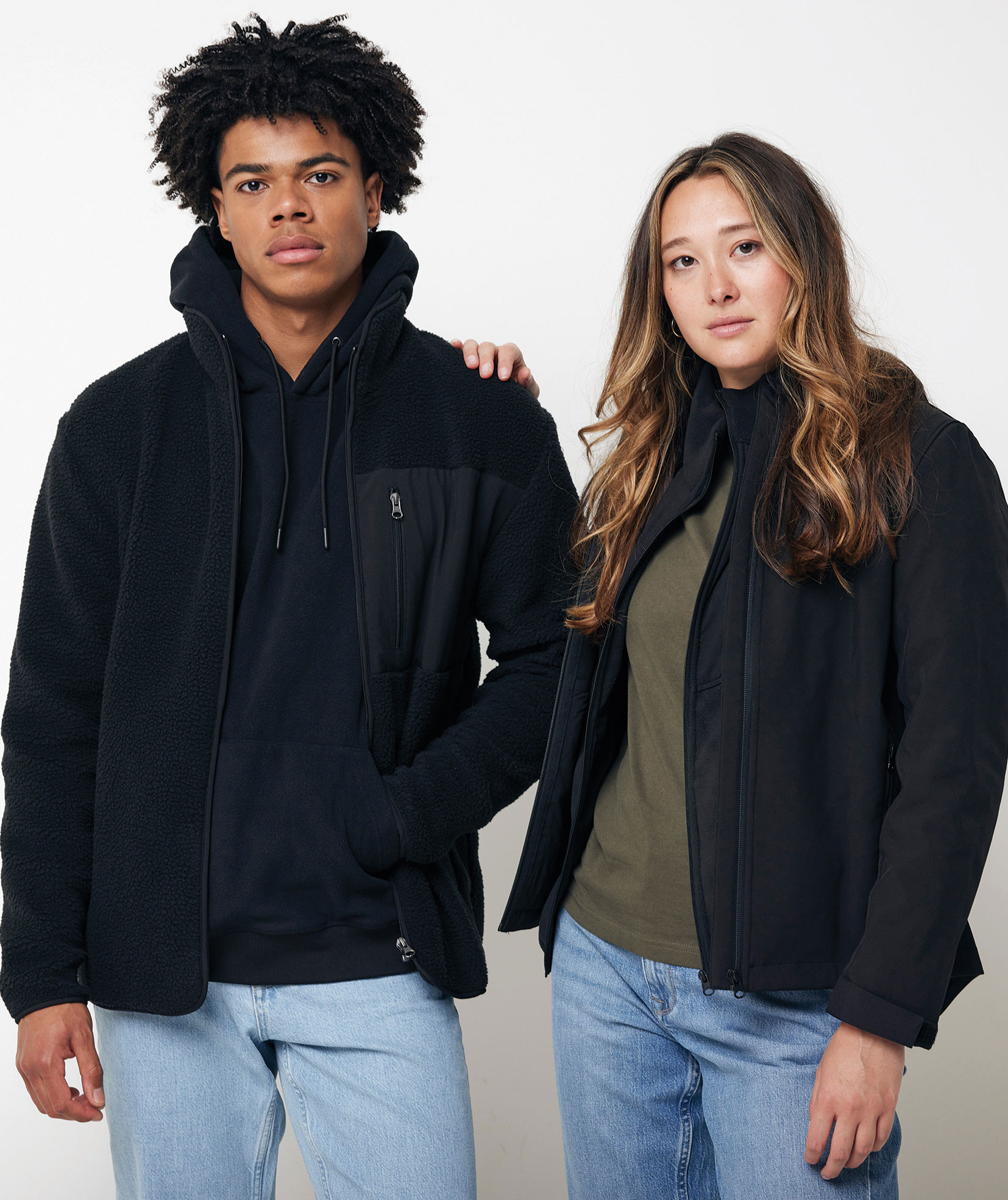 Iqoniq Makalu women's softshell jacket, Black, large image number 10