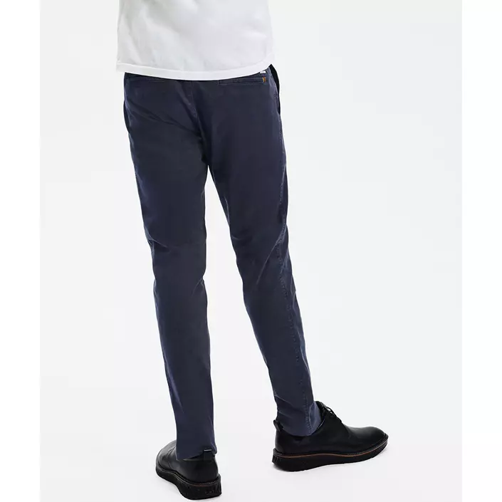 Sunwill Extreme Flexibility Slim fit bukse, Dark navy, large image number 3