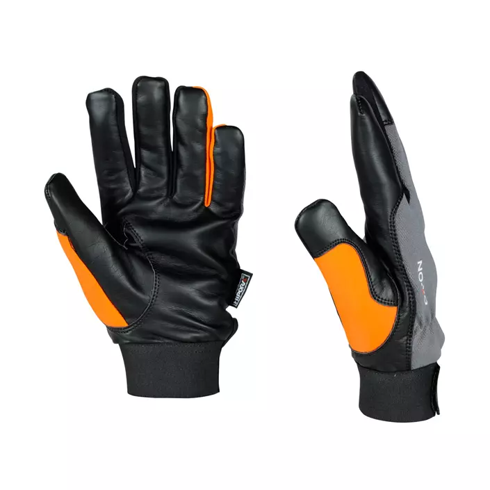OX-ON Winter Supreme 3609 winter work gloves, Grey/Black/Orange, large image number 2
