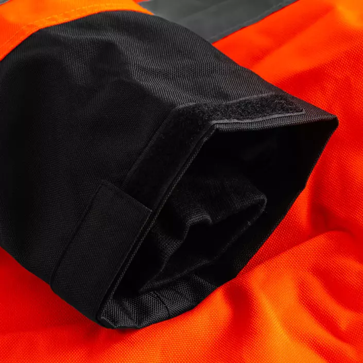 Lyngsoe winter work jacket, Hi-Vis Orange/Black, large image number 3
