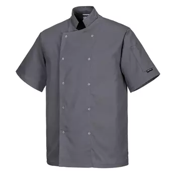 Portwest C733 short-sleeved chefs jacket, Grey
