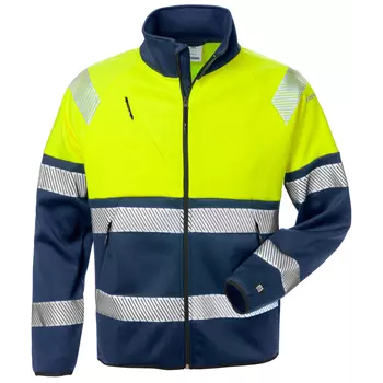 Fristads sweat jacket 4517, Hi-vis Yellow/Marine