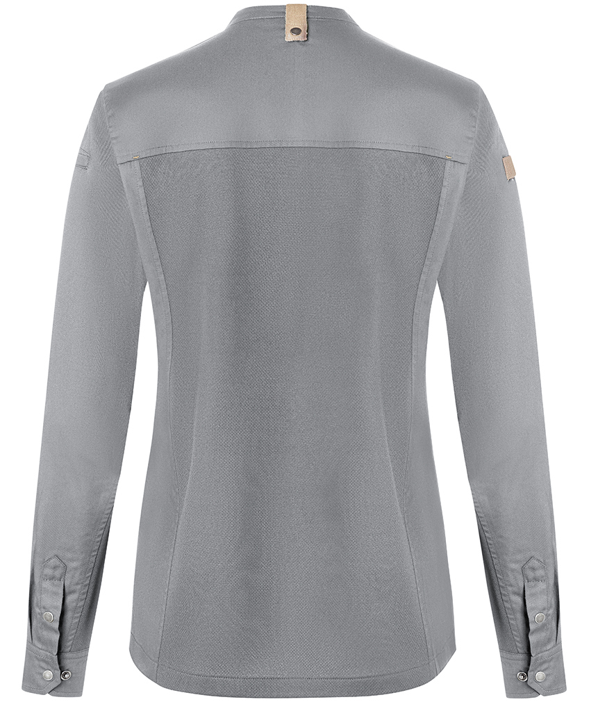 Karlowsky Green-Generation dame kokkejakke, Platinum grey, large image number 2