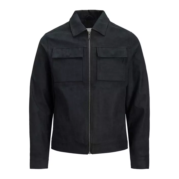Jack & Jones JJEROCKY PAYTON faux leather jacket, Jet black, large image number 0