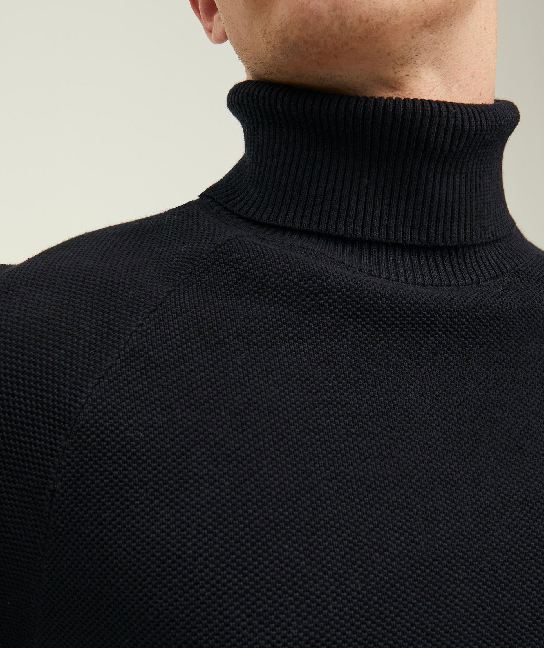 Jack & Jones JJEHILL knitted turtleneck sweater, Black, large image number 3