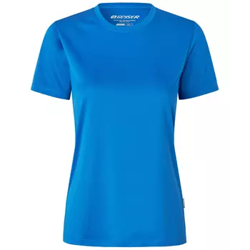 GEYSER Essential interlock dame T-shirt, Azurblå