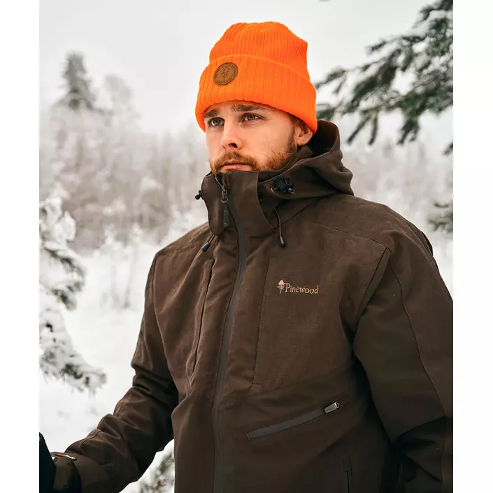 Pinewood Furudal Caribou Hunt Extreme jakke, Suede Brown/dark olive, large image number 3