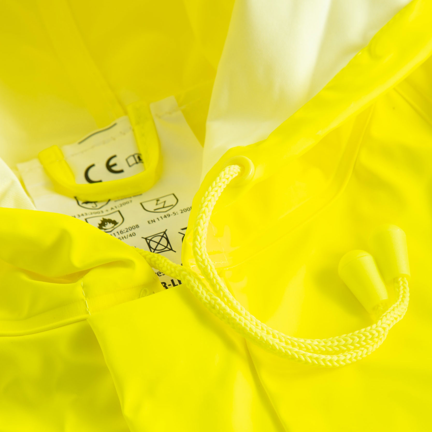 Lyngs&oslash;e PU regnjacka, Varsel Gul