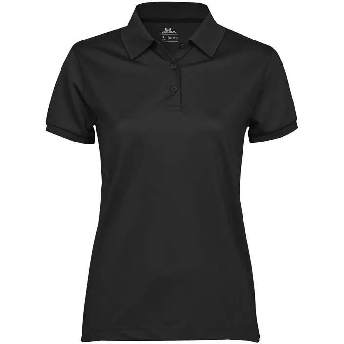 Tee Jays Club dame polo T-skjorte, Svart, large image number 0