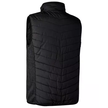 Deerhunter Moor padded vest with knit, Black