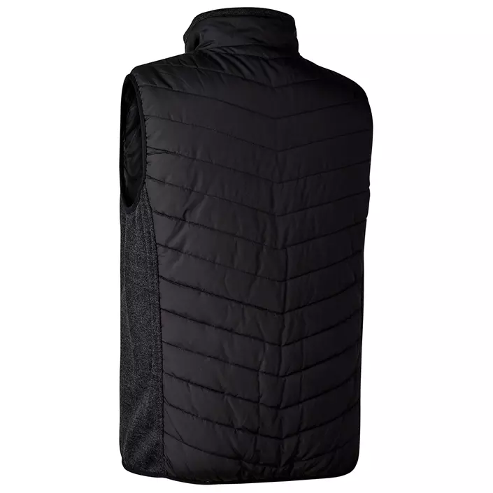 Deerhunter Moor padded vest with knit, Black, large image number 1