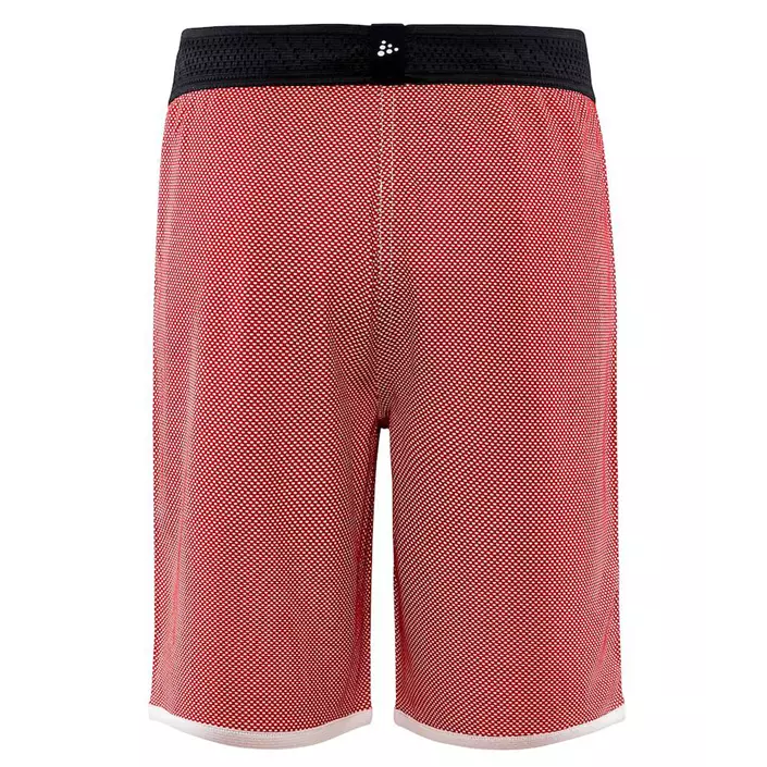 Craft Progress vändbar shorts till barn, Bright red/white, large image number 3