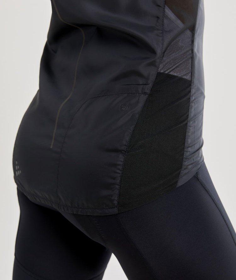 Craft Essence women's light wind jacket, Black, large image number 5