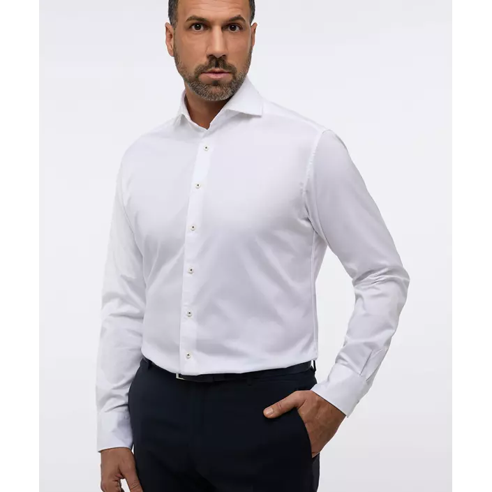 Eterna Soft Tailoring Modern fit skjorte, Off White, large image number 1