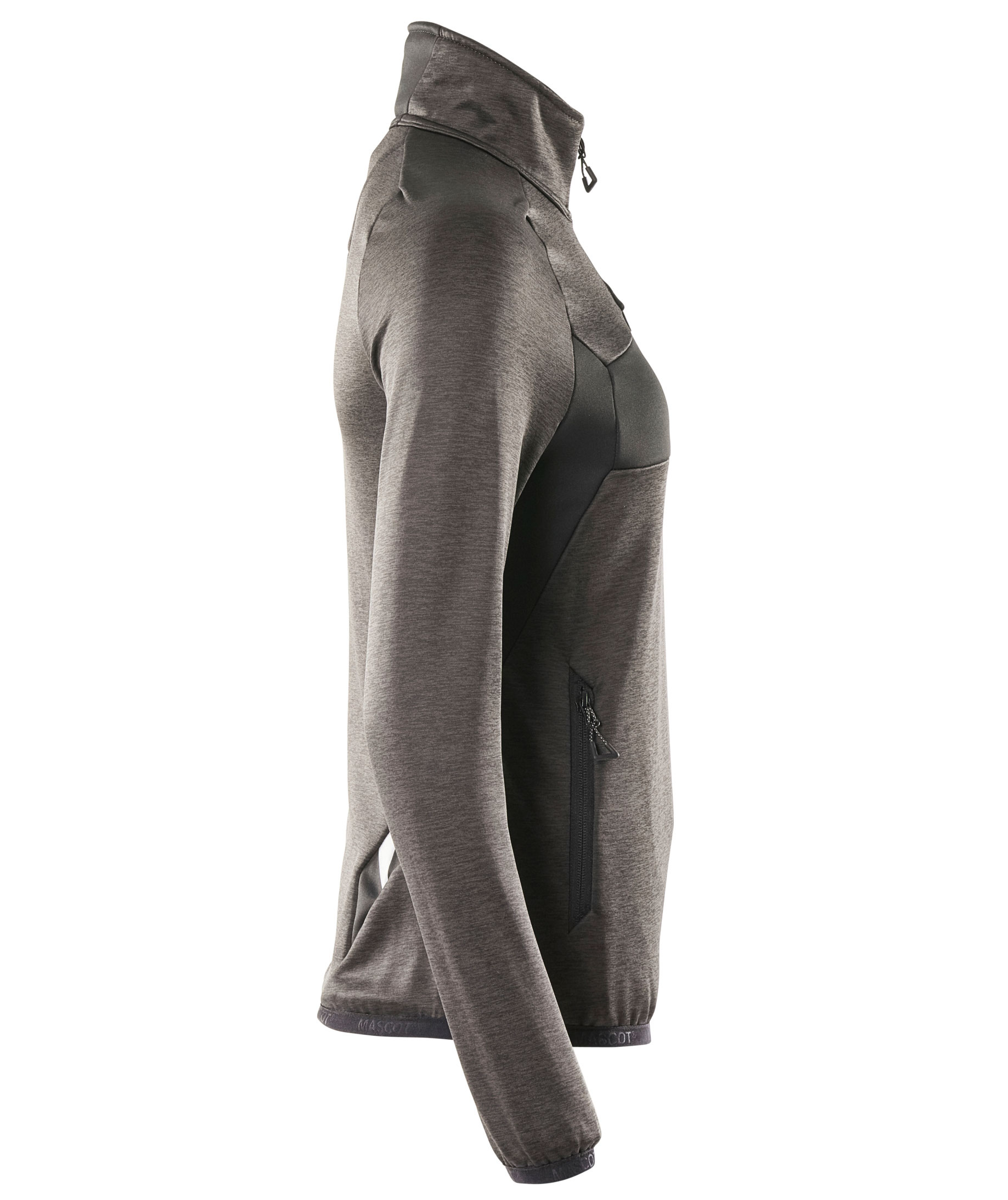 Mascot Accelerate fleecetr&ouml;ja dam, M&ouml;rk Antracit/Svart, large image number 2